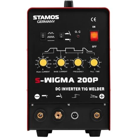Stamos Welding Poste Souder Soudage Pulse Puls Tig Wig Mma Inverter Dc Hf 200A - Rouge 3 Stamos Welding Poste Souder Soudage Pulse Puls Tig Wig Mma Inverter Dc Hf 200A - Rouge – Image 3