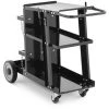 Stamos Chariot Poste à Souder Pro Support Bouteille De Gaz Max 65Kg 108X44X79Cm - Noir