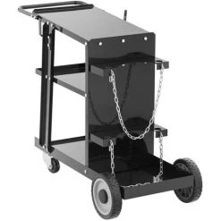 Stamos Chariot Poste à Souder Pro Support Bouteille De Gaz Max 65Kg 108X44X79Cm - Noir -Soudure à larc Sales Store 13814083 3