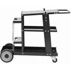 Stamos Chariot Poste à Souder Pro Support Bouteille De Gaz Max 65Kg 108X44X79Cm - Noir -Soudure à larc Sales Store 13814083 4