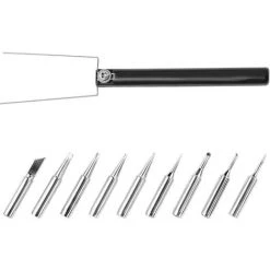 STAMOS Station De Soudage Dessoudage SMD Fer Air Chaud Accessoires Plaque Chauffante - Bleu, Argent, Noir -Soudure à larc Sales Store 13814129 4