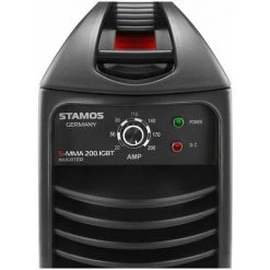 STAMOS Poste A Souder A L'Arc Electrique Soudure Electrode Enrobée Dc Mma 200 Amp 230 V - Argent -Soudure à larc Sales Store 13814362 4