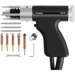 STAMOS Pistolet A Souder Goujon 40 Mm Torche Soudage Poste De Redressage M3 - M10 F - Bleu