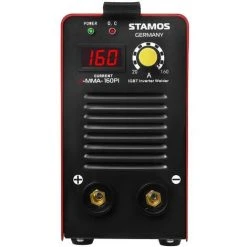 STAMOS Poste A Souder A L'Arc Mma Soudure Electrode Inverter Igbt Led 160 A Hot Start - Bleu, Argent -Soudure à larc Sales Store 13814570 3