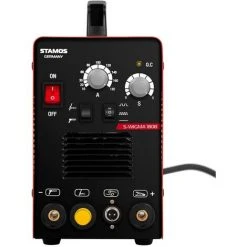 STAMOS Poste À Souder TIG DC MMA Arc HF Pulse 180 A 2/250 Hz Post-Gaz 1-5 S Aluminium - Argent, Gris Foncé -Soudure à larc Sales Store 13815331 3
