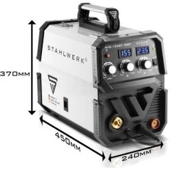 STAHLWERK MIG 155 ST IGBT - MIG MAG Machine à Souder Au Gaz Inerte Avec 155 A, Fil Fourré FLUX, Avec Soudage Manuel MMA, Garantie De 7 Ans -Soudure à larc Sales Store 15372804 4