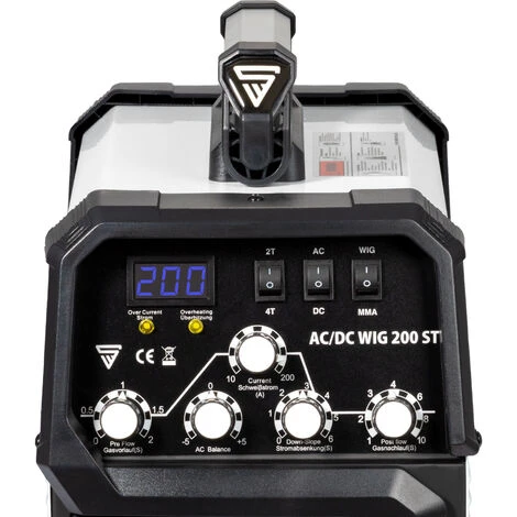 STAHLWERK AC / DC TIG 200 ST IGBT - Poste à Souder Combiné Avec TIG & MMA; 200 A, Soudage De L'aluminium, Garantie* Du Fabricant De 7 Ans 2 STAHLWERK AC / DC TIG 200 ST IGBT - Poste à Souder Combiné Avec TIG & MMA; 200 A, Soudage De L'aluminium, Garantie* Du Fabricant De 7 Ans – Image 2
