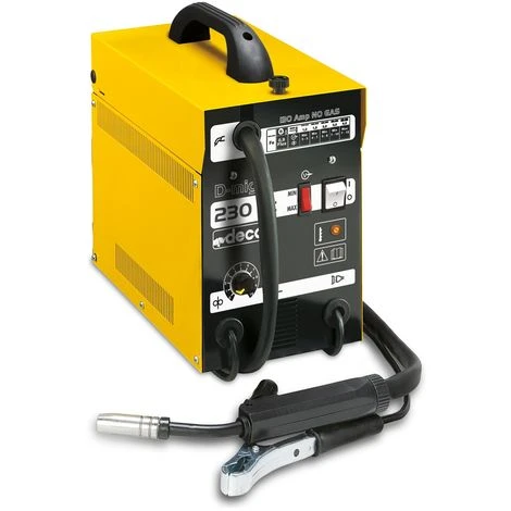 DECA WELD Soudeuse à Fil Deca D-mig 230 AC Sans Gaz - Jaune - - Jaune 1 DECA WELD Soudeuse à Fil Deca D-mig 230 AC Sans Gaz - Jaune - - Jaune