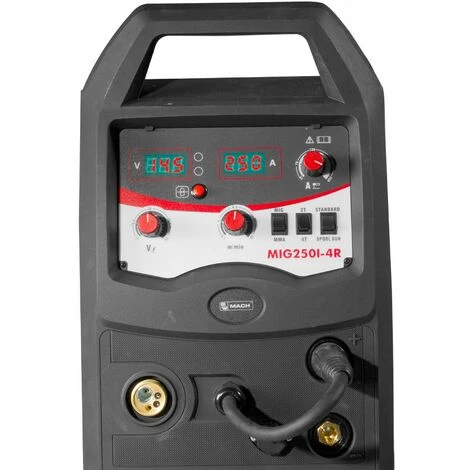 Poste à Souder MIG MAG FLUX Industriel Mobile 250 A - Manomètre Inclus MW-Tools MIG250I-4R 3 Poste à Souder MIG MAG FLUX Industriel Mobile 250 A - Manomètre Inclus MW-Tools MIG250I-4R – Image 3