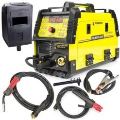 HUCOCO POWER TOOL - Poste à Souder Inverter 210A MIG / MAG / MMA / LIFT-TIG Synergic - Hot Start + Anto Stick + Arc Force - Jaune -Soudure à larc Sales Store 22782123 5