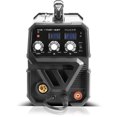 STAHLWERK MIG MAG 175 ST IGBT- équipement Complet - Machine à Souder MIG MAG Sous Gaz Protecteur Avec 175 A, Fil Fourré FLUX Adapté, Avec MMA E-hand, Blanc, 7 Ans De Garantie 4 STAHLWERK MIG MAG 175 ST IGBT- équipement Complet - Machine à Souder MIG MAG Sous Gaz Protecteur Avec 175 A, Fil Fourré FLUX Adapté, Avec MMA E-hand, Blanc, 7 Ans De Garantie – Image 4