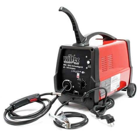 WILTEC Poste à Souder MIG-MAG 40-140 Ampères Fil Fourré 0,6-0,8mm Appareil Mobile Commutateur Thermique 2 WILTEC Poste à Souder MIG-MAG 40-140 Ampères Fil Fourré 0,6-0,8mm Appareil Mobile Commutateur Thermique – Image 2