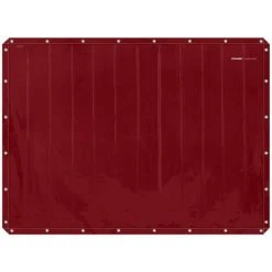 STAMOS Rideau De Soudure Bâche Ignifuge Vinyle Rideau Protection Remplacement 2,3x1,7m - Noir
