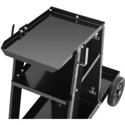 STAMOS Chariot De Soudage Mobile Atelier Soudure Poste À Souder Support Bouteilles 80kg - Noir -Soudure à larc Sales Store 24394580 3