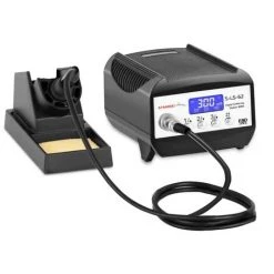 STAMOS Station De Soudage Numérique Avec Écran Et LCD Support Pratique 80W 150 à 450°C - Gris