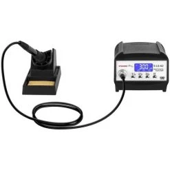 STAMOS Station De Soudage Numérique Avec Écran Et LCD Support Pratique 80W 150 à 450°C - Gris -Soudure à larc Sales Store 24395198 3
