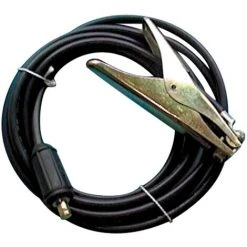 JAS WELDING Câble De Masse Surmoulé 200 A Longueur Du Câble 5 M Ø Du Câble 25 Mm² Fiche KS 50 Enrobé De Caoutchouc