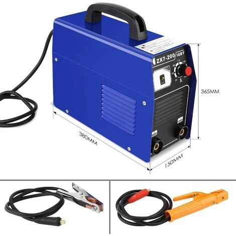 MVPOWER Poste De Soudure à L'arc,Soudage Electrique,Soudure à Air Chaud Ménager Portable,Soudage Onduleur (BLEU) 2 MVPOWER Poste De Soudure à L'arc,Soudage Electrique,Soudure à Air Chaud Ménager Portable,Soudage Onduleur (BLEU) – Image 2