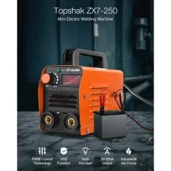 DRILLPRO Machine De Soudage électrique Portable ZX7-250 250A 220V Mini MMA ARC IGBT Avec électrode Isolée -Soudure à larc Sales Store 26499001 4