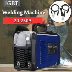 DRILLPRO Soudeurs électriques De Prise EU De Machine De Soudure à L'arc D'inverseur 220V NOUVEAU (MMA-250A) -Soudure à larc Sales Store 27076378 5