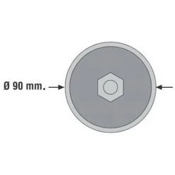 URKO Masse Magnétique De Soudure D.90 Mm - Mod. 4972-MM -Soudure à larc Sales Store 28907723 3