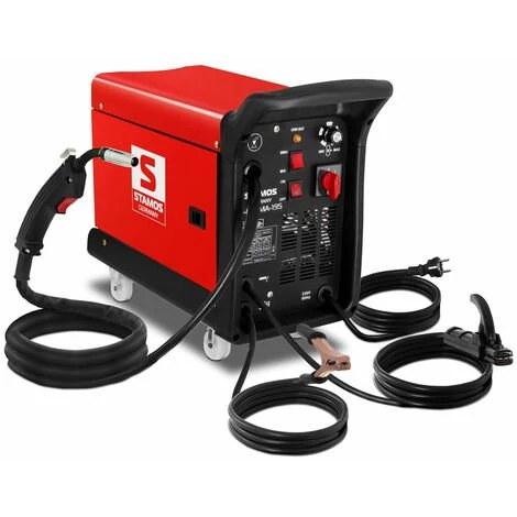 HELLOSHOP26 Poste à Souder MIG/MAG à 4 Roulettes - 195 A - 230 V 1 HELLOSHOP26 Poste à Souder MIG/MAG à 4 Roulettes - 195 A - 230 V