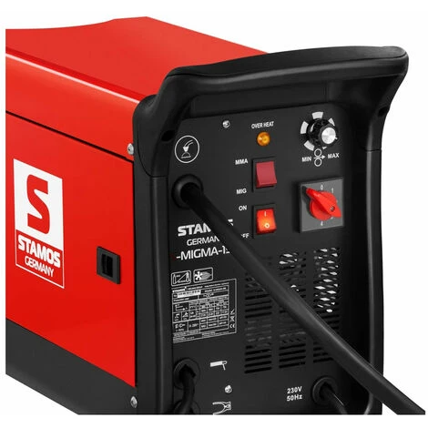 HELLOSHOP26 Poste à Souder MIG/MAG à 4 Roulettes - 195 A - 230 V 2 HELLOSHOP26 Poste à Souder MIG/MAG à 4 Roulettes - 195 A - 230 V – Image 2