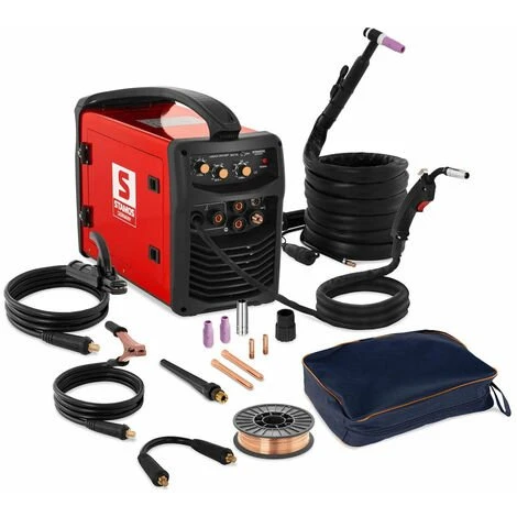 HELLOSHOP26 Poste À Souder Combiné Multi-Procédés Arc Électrode Enrobée Fil Fourré S-MIGMA 250.IGBT (MIG/MAG/MMA/TIG/FCAW, 230 V, 50 Hz, ≤ 250 A, Hot Start, Protection Anti-Surcharges) 1 HELLOSHOP26 Poste À Souder Combiné Multi-Procédés Arc Électrode Enrobée Fil Fourré S-MIGMA 250.IGBT (MIG/MAG/MMA/TIG/FCAW, 230 V, 50 Hz, ≤ 250 A, Hot Start, Protection Anti-Surcharges)