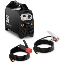 STAMOS Poste À Souder À L'Arc MMA Onduleur IGBT Inverter Portable 160 A 230V Option TIG - Argent