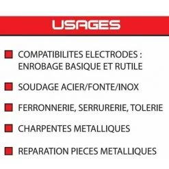 MECAFER Poste A Souder A L'arc Shunt 130 A PS130 7 MECAFER Poste A Souder A L'arc Shunt 130 A PS130 -Soudure à larc Sales Store 32298063 3