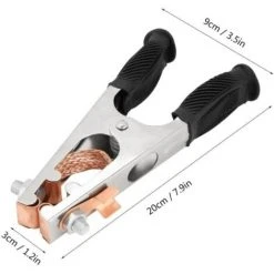 SUN FLOWER Pince De Masse De Soudure Magnétique De Bonne Conductivité De Soudeur, Pince De Tige De Terre, 500A Galvanisée Pour Soudeur Pour Soudeur Manuel -Soudure à larc Sales Store 45367981 5