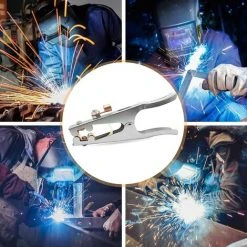 Pince De Masse, Pince Soudure,Betterlife 2 Pince De Terre De Soudage, Fait De Fer + Laiton, Solide Et Durable, Matériel De Soudage Professionnel, Pour La Plupart Des Machines à Souder (500A) -Soudure à larc Sales Store 45785300 5