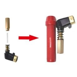 Betterlife Pinces à Souder Pivotant Type De Soudure Porte-électrode 400Amp Style Américain Pour La Machine De Soudure ARC MMA Welder Rouge Soudure électronique（1 Pcs） -Soudure à larc Sales Store 45860165 3