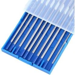 ALMI 10Pcs WL20 Tungstène Électrodes De Soudage Lanthane Pointe Réglé 1.0/1.6/2.4mm (Bleu)(1.0 * 150mm) -Soudure à larc Sales Store 45861682 5