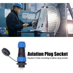 Prise De Courant étanche, Adaptateur De Connecteur Industriel Connexion De Soudage Résistant à L'oxydation Pour Les équipements électroniques Pour Les Communications (6 Noyaux) Macaron -Soudure à larc Sales Store 53106871 5