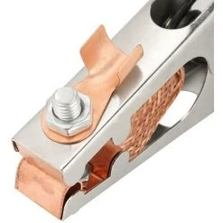 Gear Pince De Masse De Soudage, Pince De Terre De Soudage Galvanisée Pince De Tige De Terre 500A Magnétique Bonne Conductivité (US Type)Macaron -Soudure à larc Sales Store 53106895 3