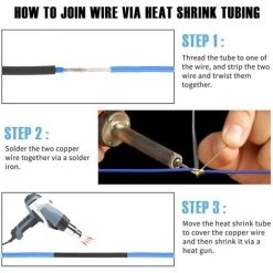 Connecteurs De Fil Auto-soudants Et Kit De Tubes Thermorétractables, étanches, Joints De Soudure, Joints De Soudure, Joints électriques Isolés Pour Joint De Fil De Voiture Macaron -Soudure à larc Sales Store 53106897 3