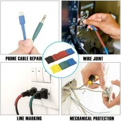Connecteurs De Fil Auto-soudants Et Kit De Tubes Thermorétractables, étanches, Joints De Soudure, Joints De Soudure, Joints électriques Isolés Pour Joint De Fil De Voiture Macaron -Soudure à larc Sales Store 53106897 5