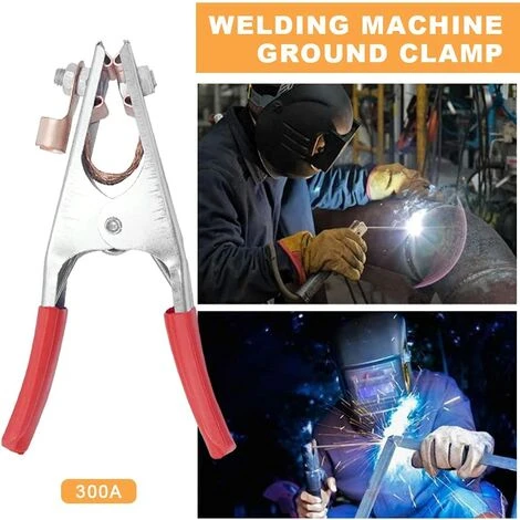 Pince De Masse Pince De Masse Laiton, Fabriqué En Fer, Durable, Sûr Et Stable, Confortable à Tenir, Adapté Au Soudage électrique (300A)Macaron 5 Pince De Masse Pince De Masse Laiton, Fabriqué En Fer, Durable, Sûr Et Stable, Confortable à Tenir, Adapté Au Soudage électrique (300A)Macaron – Image 5