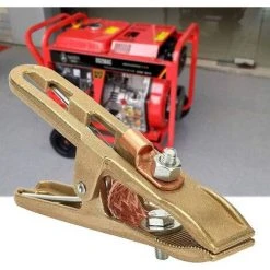 Pince De Masse Soudure, 500A Mâchoire Lourde En Laiton, Pince De Terre De Soudage Pour Poste De Soudage Welder (500A)Macaron -Soudure à larc Sales Store 53106913 5