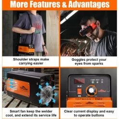 Poste à Souder Inverter Combiné Avec MMA TIG 220A TS-EM2 TOPSHAK -Soudure à larc Sales Store 53334298 5