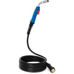 STAMOS Torche MIG MAG MIG25 Pack De Tuyaux Torche À Souder 5 M 230/200 A - Bleu, Argent, Blanc, Noir