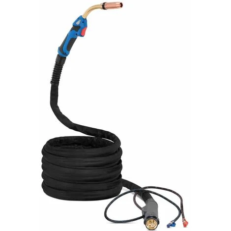 STAMOS Torche MIG MAG MIG500 Refroidissement Par Eau Torche À Souder 5 M 500/450 A - Argent, Marron 1 STAMOS Torche MIG MAG MIG500 Refroidissement Par Eau Torche À Souder 5 M 500/450 A - Argent, Marron