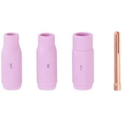 STAMOS Torche TIG Pack De Tuyaux TIG Soudage TIG Prise À 2 Broches 4 M 8 L/min - Argent -Soudure à larc Sales Store 53952314 4