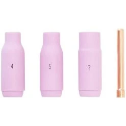 STAMOS Torche TIG Pack De Tuyaux TIG Soudage TIG Prise À 2 Broches 8 L/min 180 W CC 8 M - Noir -Soudure à larc Sales Store 53952317 4