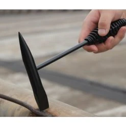 Pic à Souder Professionnel Triomphe 500gr Pour Enlever Les Scories De Soudage Comme Marteau Avec Un Côté Pic Ou Burin, Entièrement En Acier Massif Avec Traitement Thermique -Soudure à larc Sales Store 54849429 5