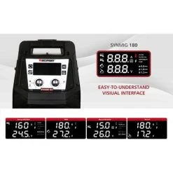Decapower 180A Synergy Poste A Souder MIG MAG Flux MMA Lift DC Tig Gaz Et Sans Gaz Inverter Machine A Souder 4 En 1 -Soudure à larc Sales Store 55014238 3