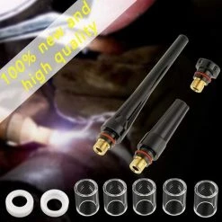 IRISFR Lilaris 49 Pcs Ensembles De Soudage TIG Lentille De Gaz En Cuivre Buses D'alumine Tasses Collets Accessoires De Soudage TIG Pour Pistolet De Soudage TIG -Soudure à larc Sales Store 58807730 4