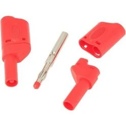 SLBRILLèRE Fiche Connecteurs Bananes Enfichables 4 Mm De Sécurité Entièrement Isolés Rouge Noir 10 Pièces -Soudure à larc Sales Store 61302735 4