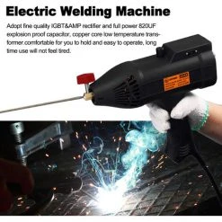 SUPERSELLER Machine De Soudage électrique Portable 220 V 3900 W 820 UF Condensateur Anti-déflagrant Accueil LED Affichage Numérique Bouton De Régulation De Courant Sans électrode Machine De Soudage Intelligente Avec Ventilateur à Flux Axial à Grande Vitesse - Prise U -Soudure à larc Sales Store 64122531 3